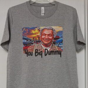 You Big Dummy Graphic Print T-Shirt Gray